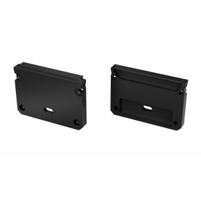 Koncovka LUMINES ALU ILEDO černá s otvorem