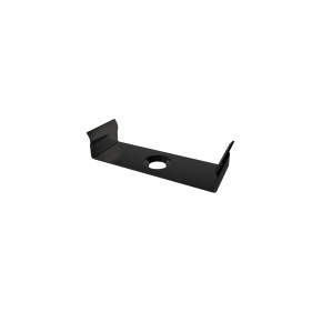 MET mounting clip for LUMINES SOLIS profile, black lacquered