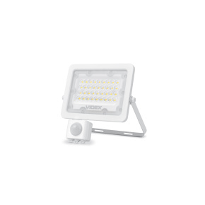 LED reflektor 30W NW SMD IP65 PIR, bílý