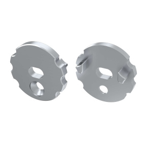 Koncovka LUMINES ALU MICO stříbrná s otvorem