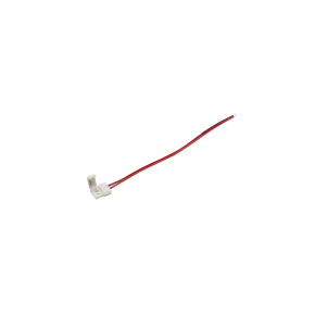 Konektor pro LED pásek 8mm - 1 strana se západkou, zapojený Konektor pro LED pásek 8mm - 1 strana se západkou, zapojený