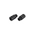 Metal strain relief M10x1 with 4 mm thread black