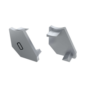 Koncovka LUMINES H 2v1 šedá levá Koncovka LUMINES H 2v1 šedá levá