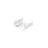 MET mounting clip for LUMINES D profile, white lacquered