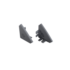 LUMINES End cap AGO 2in1 grey with a hole LUMINES End cap AGO 2in1 grey with a hole