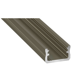 Profil typu A z anodizoványho nerezového hliníku Lumines, délka 2,02 m Profil typu A z anodizoványho nerezového hliníku Lumines, délka 2,02 m