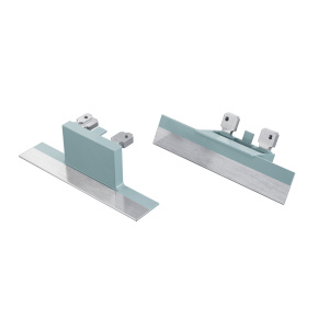 LUMINES ALU koncová krytka v barvě nebe modré lakované