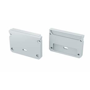 Koncovka LUMINES ALU ILEDO bílá s otvorem Koncovka LUMINES ALU ILEDO bílá s otvorem