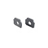 LUMINES ALU End cap DURO silver anodized with a hole