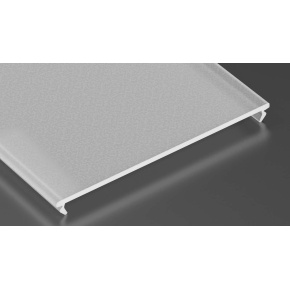 Mléčný matný kryt PMMA pro LED osvětlení Lumines Swide, délka 1 m.