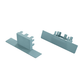 Koncová krytka LUMINES v barvě nebesky modré.