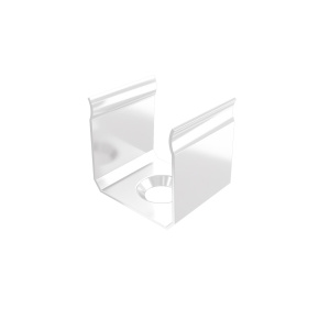 MET mounting clip for LUMINES Y profile, white lacquered MET mounting clip for LUMINES Y profile, white lacquered