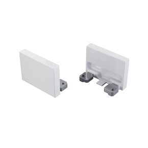 Koncová krytka LUMINES ALU, bílá lakovaná