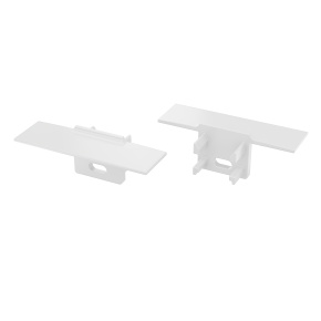 Koncová krytka LUMINES Gaudi bílá s otvorem