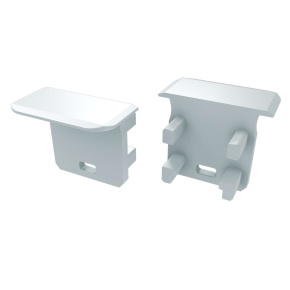 Koncovka G bílé LUMINES s otvorem