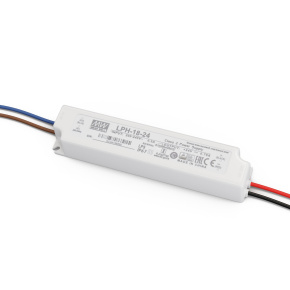 Napájecí zdroj MEAN WELL LPH 24V 18W IP67 pro LED osvětlení. Napájecí zdroj MEAN WELL LPH 24V 18W IP67 pro LED osvětlení.
