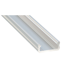 Profil typu D pro LED osvětlení, neeloxovaný, délka 3 m Profil typu D pro LED osvětlení, neeloxovaný, délka 3 m