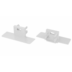 Koncovka LUMINES MONO bílá s otvorem