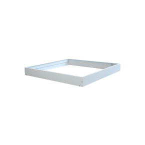 Nástěnný rám pro LED panely 60x60 - bílý hliník, zkroucený