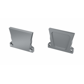 LUMINES ALU Koncovka Strada stříbrná