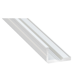 Lakovaný bílý světelný profil typu F Lumines, 1 m Lakovaný bílý světelný profil typu F Lumines, 1 m