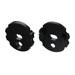 LUMINES ALU koncový kryt MICO černý s otvorem