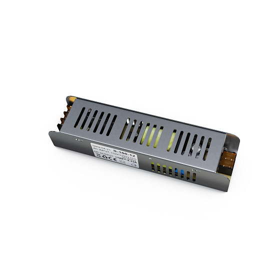 12V 100W IP20 uzavřený napájecí zdroj, SLIM