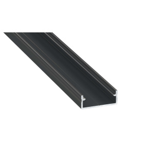 Profil svítidla Lumines typu DUAL, černý eloxovaný, 3 m