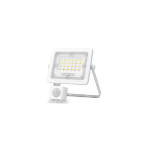 LED reflektor 10W NW SMD IP65 PIR, bílý
