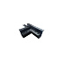 LUMINES GENESIS Magnetic track recessed trimless connector T black