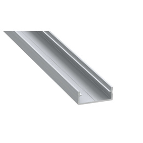 Profil LED osvětlení typu DUAL, anodizovaný stříbrný, 2,02 m