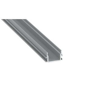 Profilový typ Lumines Strada M1 v anodizované stříbrné barvě, délka 1 m. Profilový typ Lumines Strada M1 v anodizované stříbrné barvě, délka 1 m.