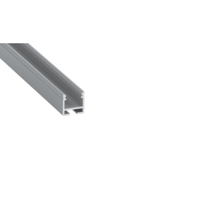 Lumines profile type FLEXA anodized silver, 1 m Lumines profile type FLEXA anodized silver, 1 m