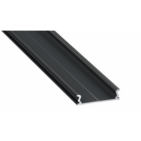 Svítidlo profilu typu MODI s černým lakovaným povrchem, 3 m Svítidlo profilu typu MODI s černým lakovaným povrchem, 3 m