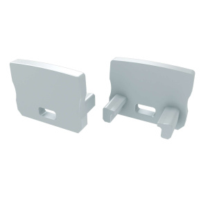 LUMINES koncová krytka A VYSOKÁ bílá s otvorem