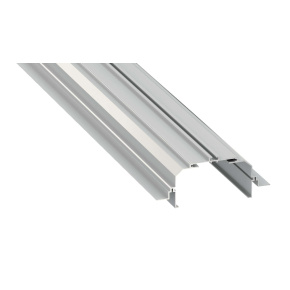Profil LED osvětlení typu Largo M4, anodizovaný stříbrný, 1 m Profil LED osvětlení typu Largo M4, anodizovaný stříbrný, 1 m