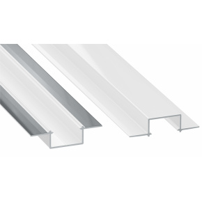 Profil LUMINES typu HIRO bílý lakovaný bez perforace 2,02 m
