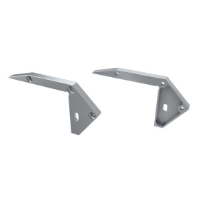 Hliníková koncová krytka LUMINES SCALA stříbrná levá s otvorem. Hliníková koncová krytka LUMINES SCALA stříbrná levá s otvorem.