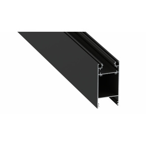 Profil typu Lumines Dulio v lakované černé barvě, 3 m