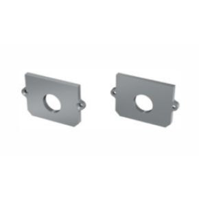 Koncovka ALU LUMINES Strada M3-M1 stříbrná s otvorem