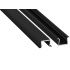 Profil LUMINES typu axin v černém eloxovaném provedení, 3 m