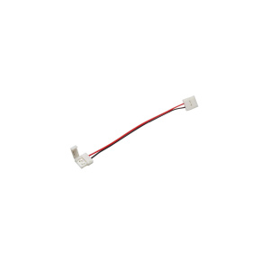 Konektor LED pásku 8 mm - 2 stranová západka, s drátovým připojením Konektor LED pásku 8 mm - 2 stranová západka, s drátovým připojením