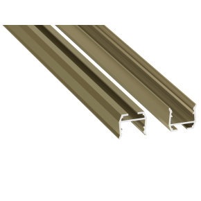 Profil LUMINES typu ocel v zelené eloxované úpravě, délky 3 m