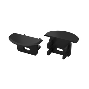 LUMINES Černá koncovka s otvorem LUMINES Černá koncovka s otvorem