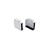 End cap for LUMINES SOLVIA profile white