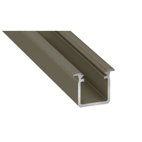 Profilový typ G z anodiovaného nerezové oceli, délka 3 m Profilový typ G z anodiovaného nerezové oceli, délka 3 m