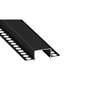 TEKKNI HORST Set, black, transparent cover, 2.02 m